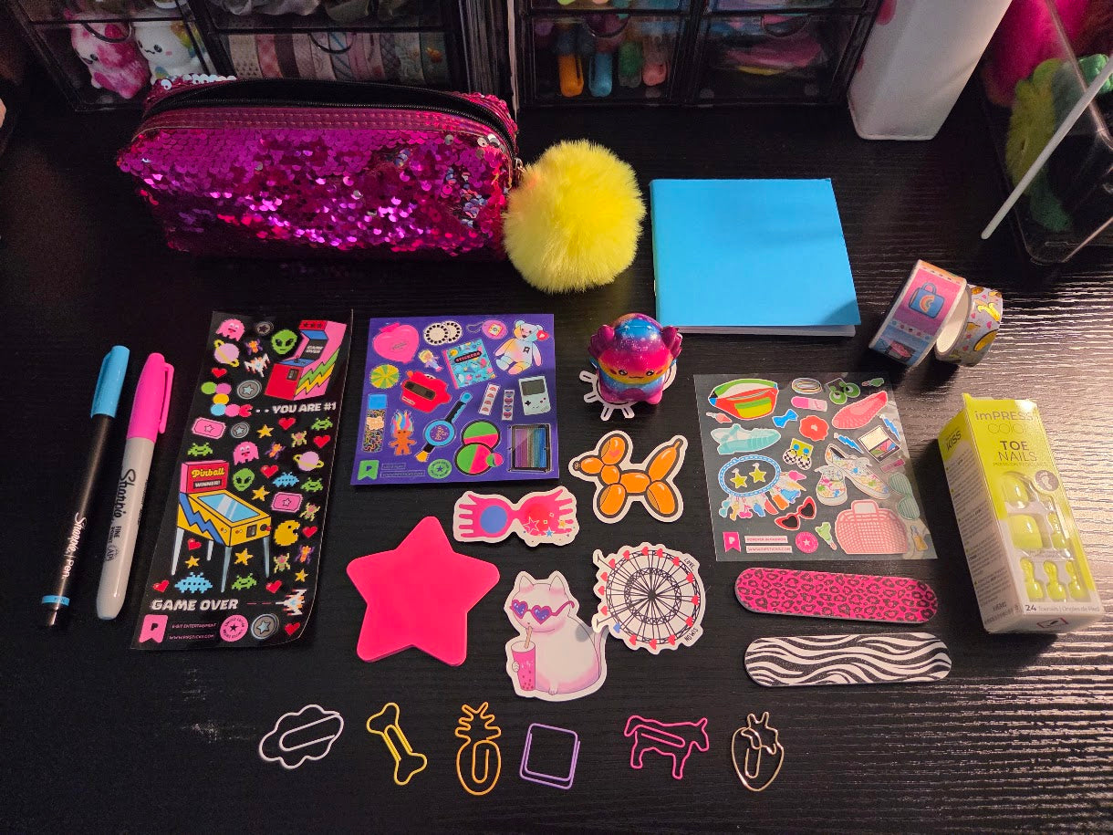 80's Themed Stationary Set