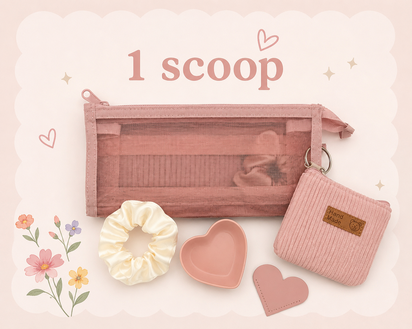 1 Scoop Stationary Set