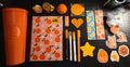 Orange Themed Stationary Set