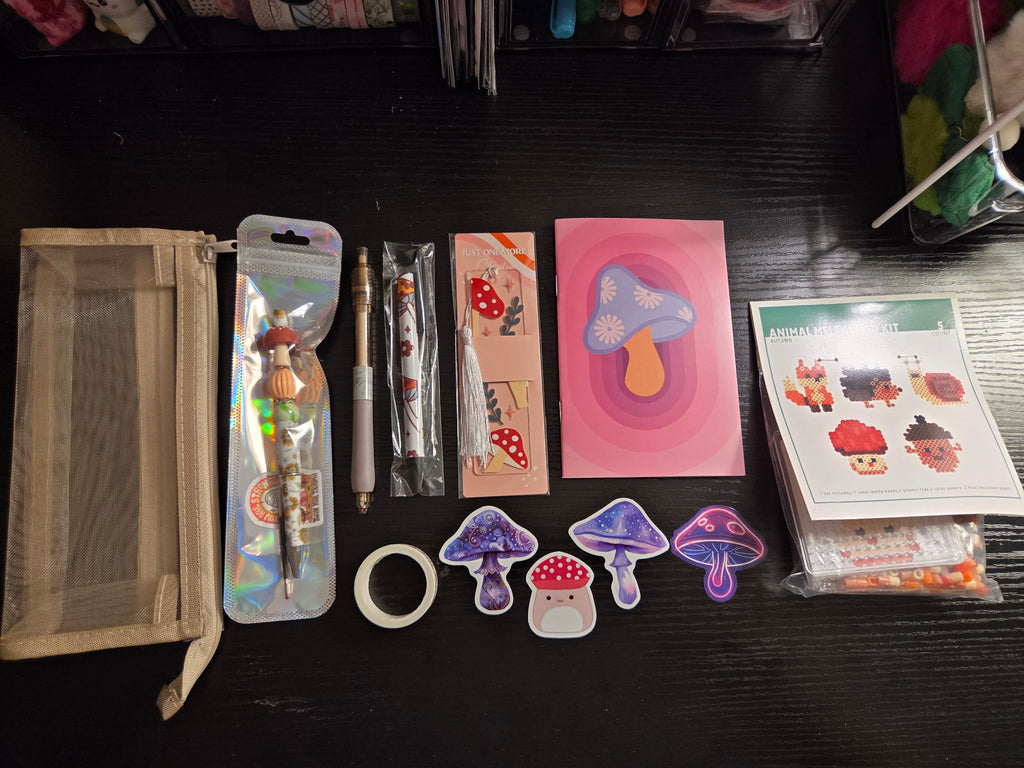Mushroom themed Stationary Set
