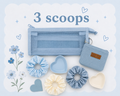 3 Scoops Stationary Set